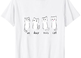 Un Deux Trois Cat T-Shirt