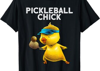 Unique Pickleball Design For Women Girls Pickle Ball Player T-Shirt