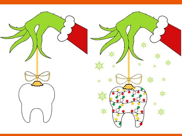 Tooth christmas svg, dentist christmas teeth svg, teeth christmas svg, tooth hand christmas svg t shirt designs for sale