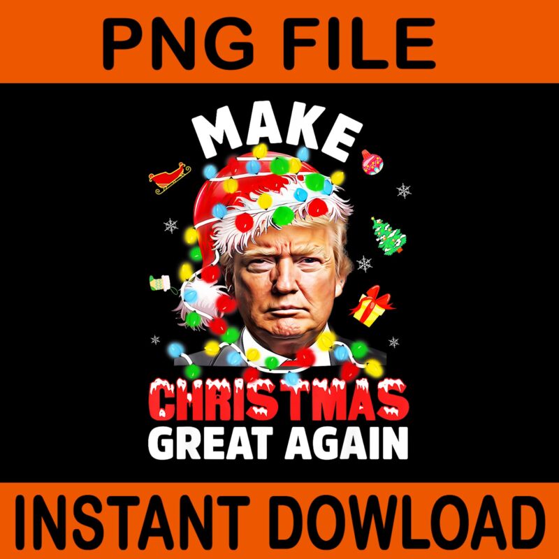 Bundle Trump Christmas PNG, Trump Make Christmas Great Again PNG, Trump Christmas PNG, I Will Be Home For Christmas Trump PNG