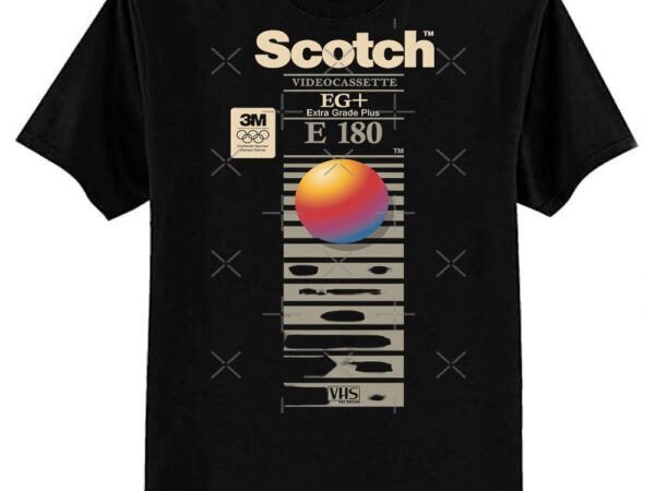 Vhs scotch e180 classic t-shirt