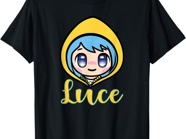 Vatican’s mascot character cute anime girl luce t-shirt