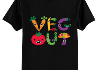 Veg Out – navy Essential T-Shirt