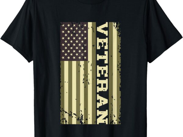 Veteran veterans day usa united states america american flag t-shirt