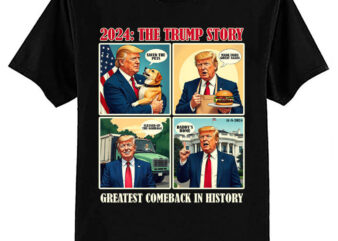 Victory TRUMP 2024 GREATEST COMEBACK Keepsake Winner Team T-Shirt ltsp