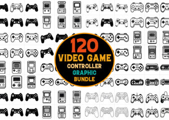 Video Game Controller Vector Graphic Bundle