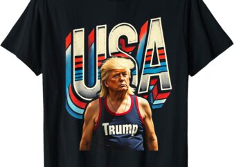 Vintage MAGA Trump 4th of July USA T-Shirt