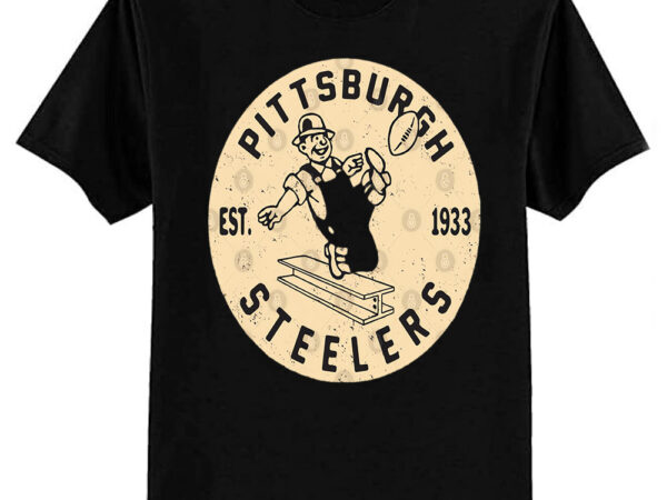 Vintage pittsburgh steelers 2 by buck tee t-shirt