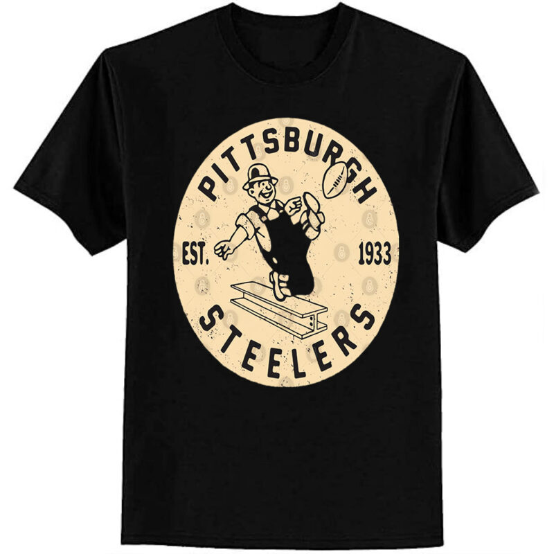 Vintage Pittsburgh Steelers 2 by Buck Tee T-Shirt