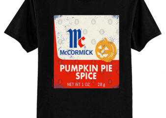 Vintage Pumpkin Pie Spice Label 4 T-Shirt