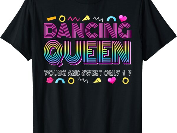 Vintage t-shirt, dancing queen, young and sweet only 17