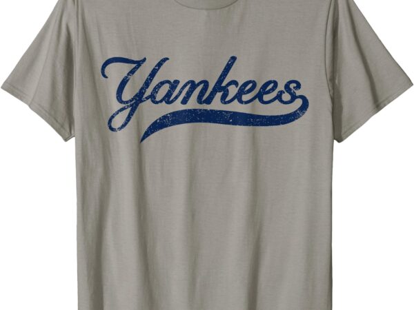 Vintage yankees retro style name t-shirt