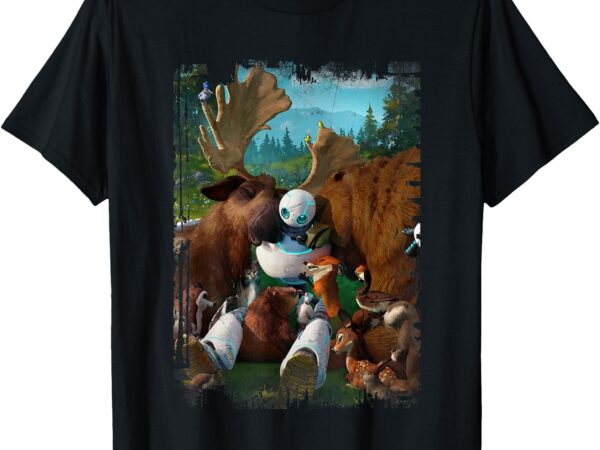 Wild retro vintage robotic robot art science & math boy kid t-shirt