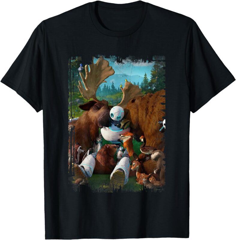 Wild Retro Vintage Robotic ROBOT Art Science & Math Boy Kid T-Shirt