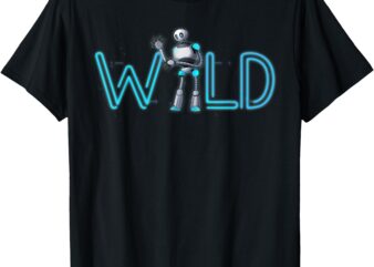 Wild Retro Vintage Robotic ROBOT Sci-Fi Tech Art T-Shirt