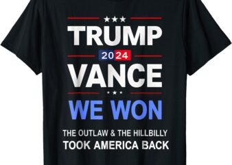 Winner Trump Vance We Won Took Back America Keepsake T-Shirt