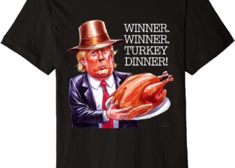 Winner Winner Turkey Dinner Thanksgiving Humor Premium T-Shirt