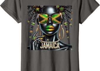 Women’s Jamaica Clothes Patriotic Jamaica Flag T-Shirt