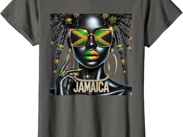 Women’s jamaica clothes patriotic jamaica flag t-shirt