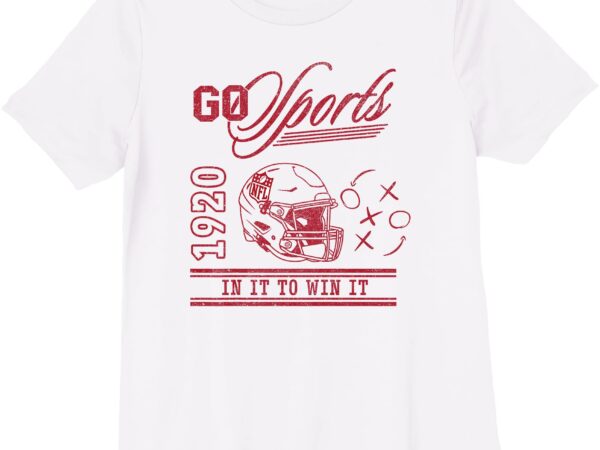 Womens olivia culpo x nfl go sports in it to win it foco premium t-shirt