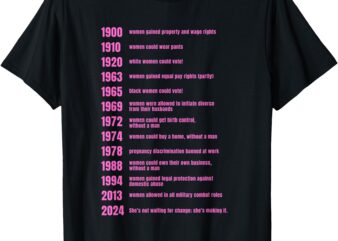 Women’s Rights Timeline History Reproductive Rights Equality T-Shirt