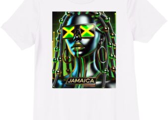 Womens Women’s Jamaica Clothes Patriotic Jamaica Flag Premium T-Shirt