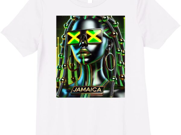 Womens women’s jamaica clothes patriotic jamaica flag premium t-shirt