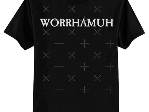 Worrhamuh print classic t-shirt