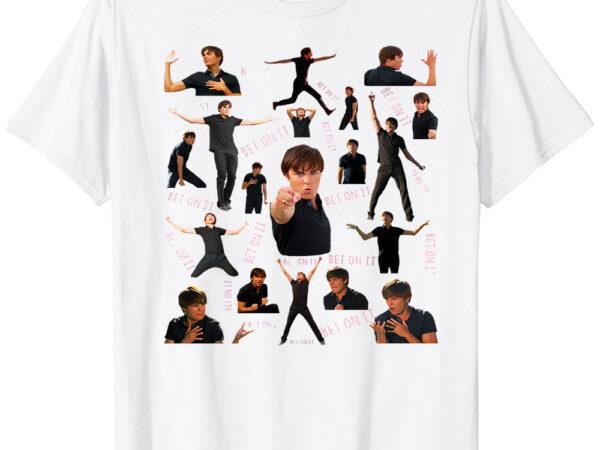 Zac efron troy bolton bet on it high school musical classic t-shirt