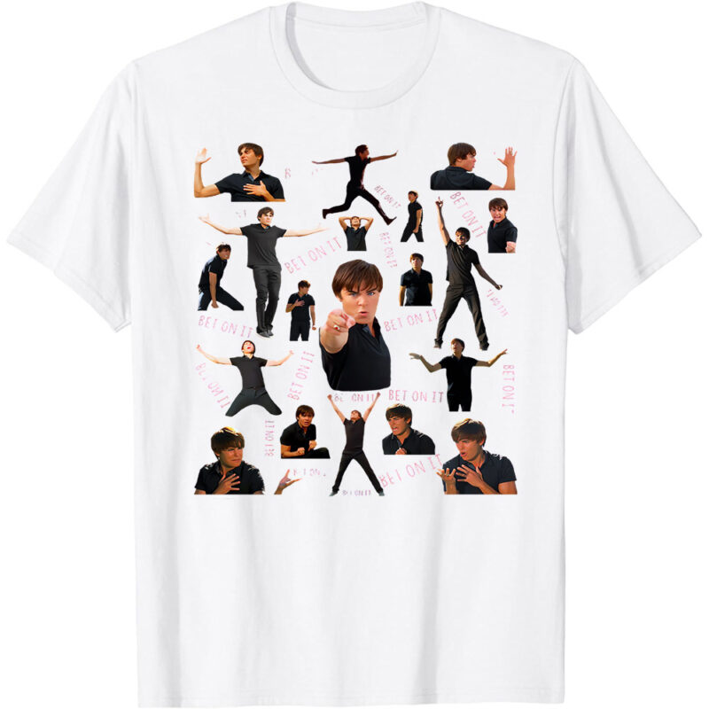 Zac Efron Troy Bolton Bet On It High School Musical Classic T-Shirt