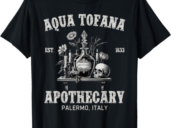 Aqua tofana t-shirt, apothecary