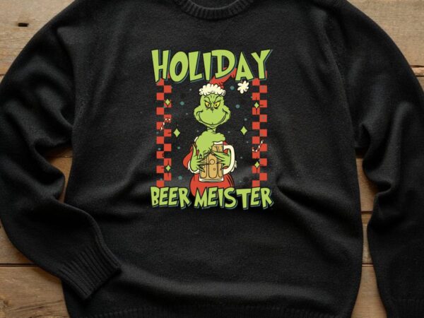 Holiday beer graphic t shirt