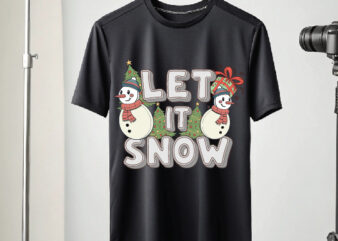 Let It Snow Cozy Winter PNG