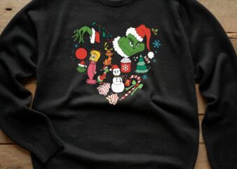 Funny Grinches Christmas t shirt graphic design