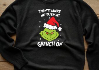 Christmas Grinch On t shirt vector file