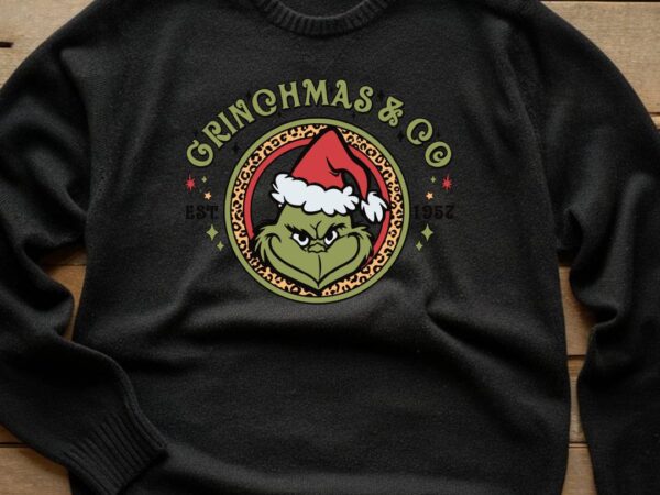 Grinchmas co t shirt design template