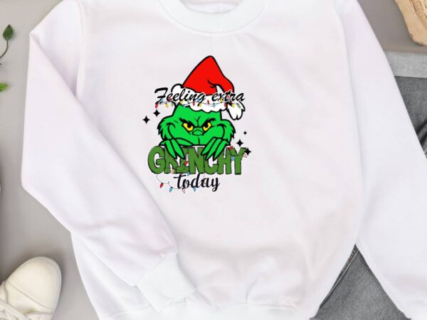 Feeling grinch christmas t shirt graphic design