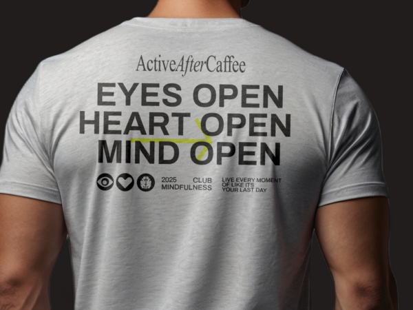 Eye open heart open mind open tee design