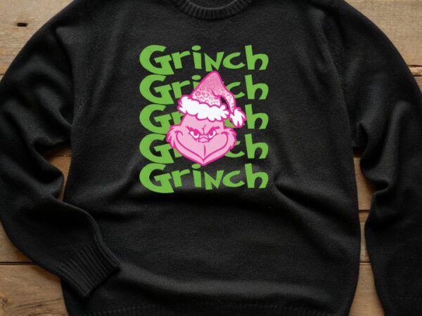 Christmas grinch t shirt vector file