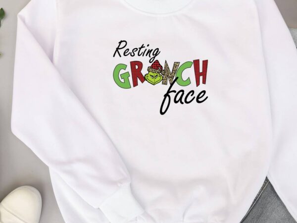 Resting grinch face t shirt design online