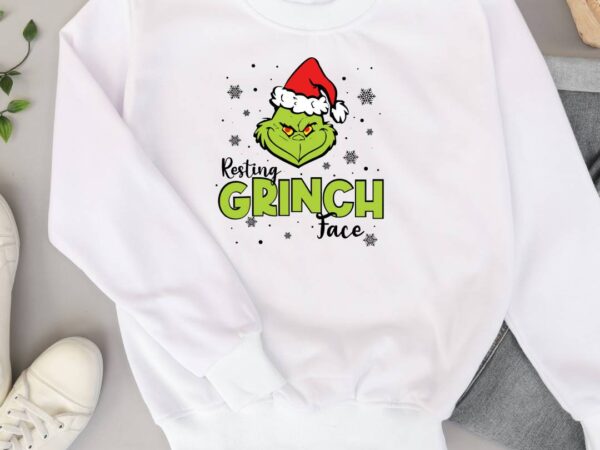 Resting grinch face t shirt design online