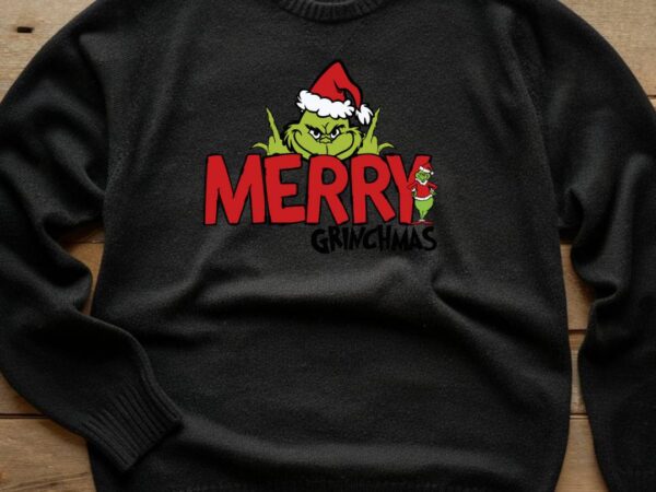 Claus christmas grinch t shirt vector file