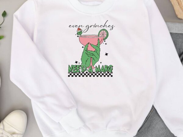 Grinch marg t shirt design template