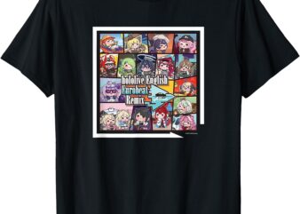 hololive English Eurobeat Remix Album T-Shirt