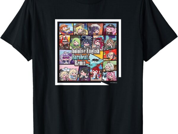 Hololive english eurobeat remix album t-shirt