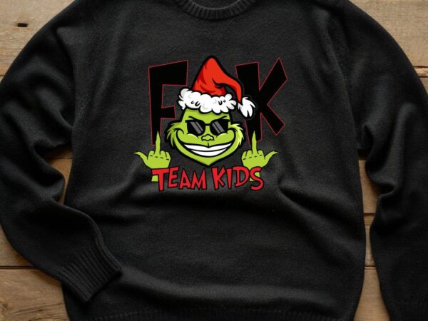 Fuk team kids t shirt graphic design