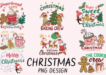 Christmas Gingerbread Sublimation Bundle