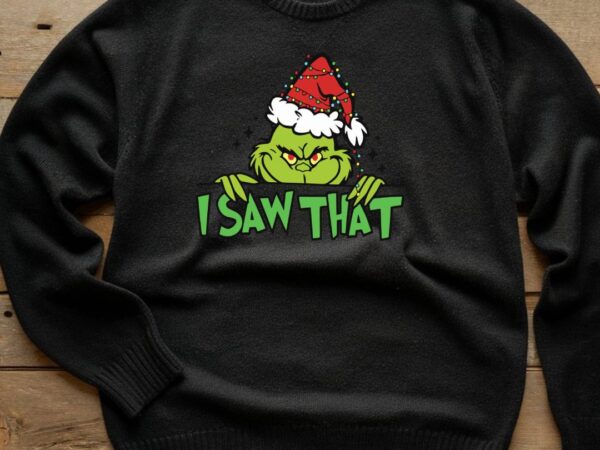 Funny saw grinch t shirt graphic design