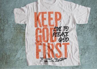 keep god first street wear shein style design