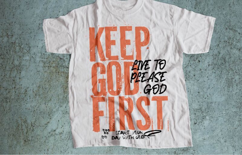 keep god first street wear shein style design